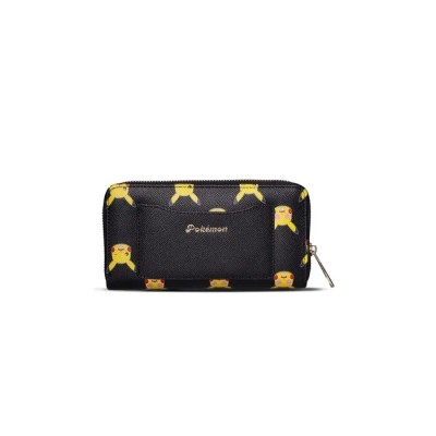 POKEMON PIKACHU FACES GIRL ZIP WALLET PORTAFOGLIO LOUNGEFLY