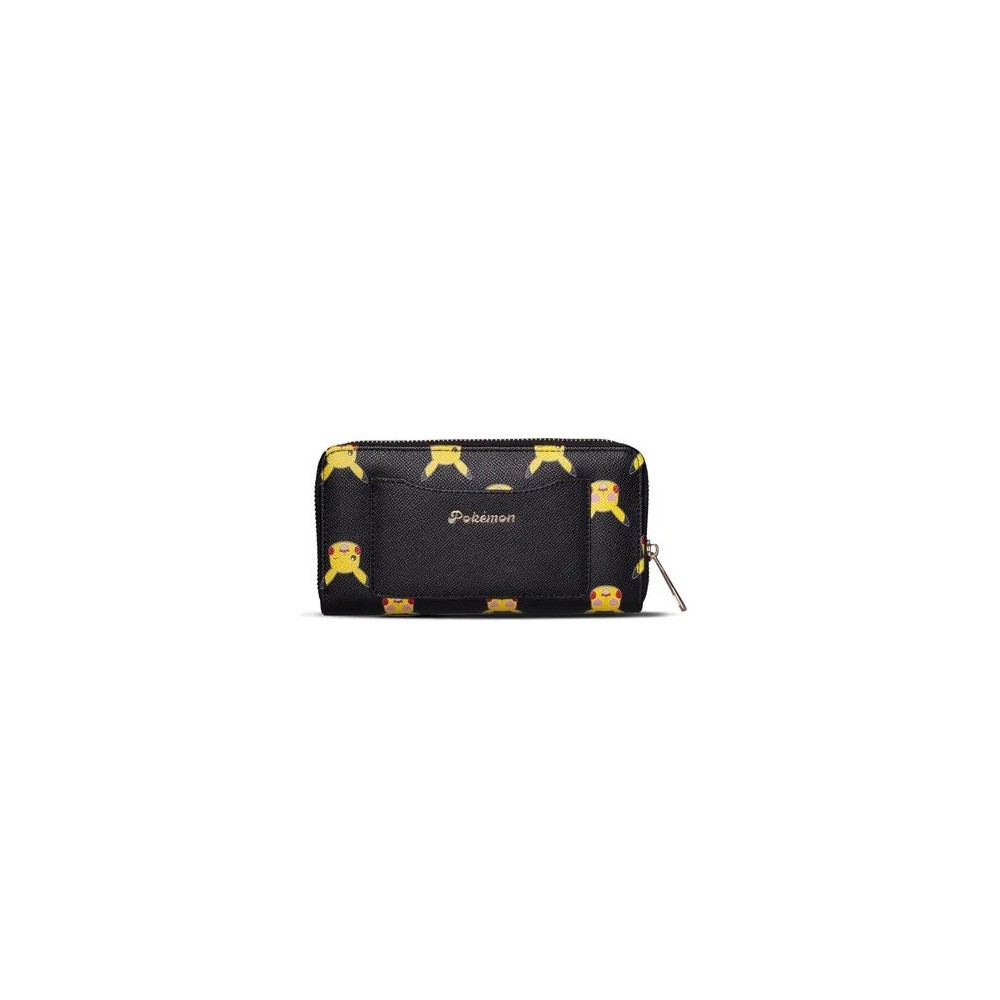 LOUNGEFLY POKEMON PIKACHU FACES GIRL ZIP WALLET