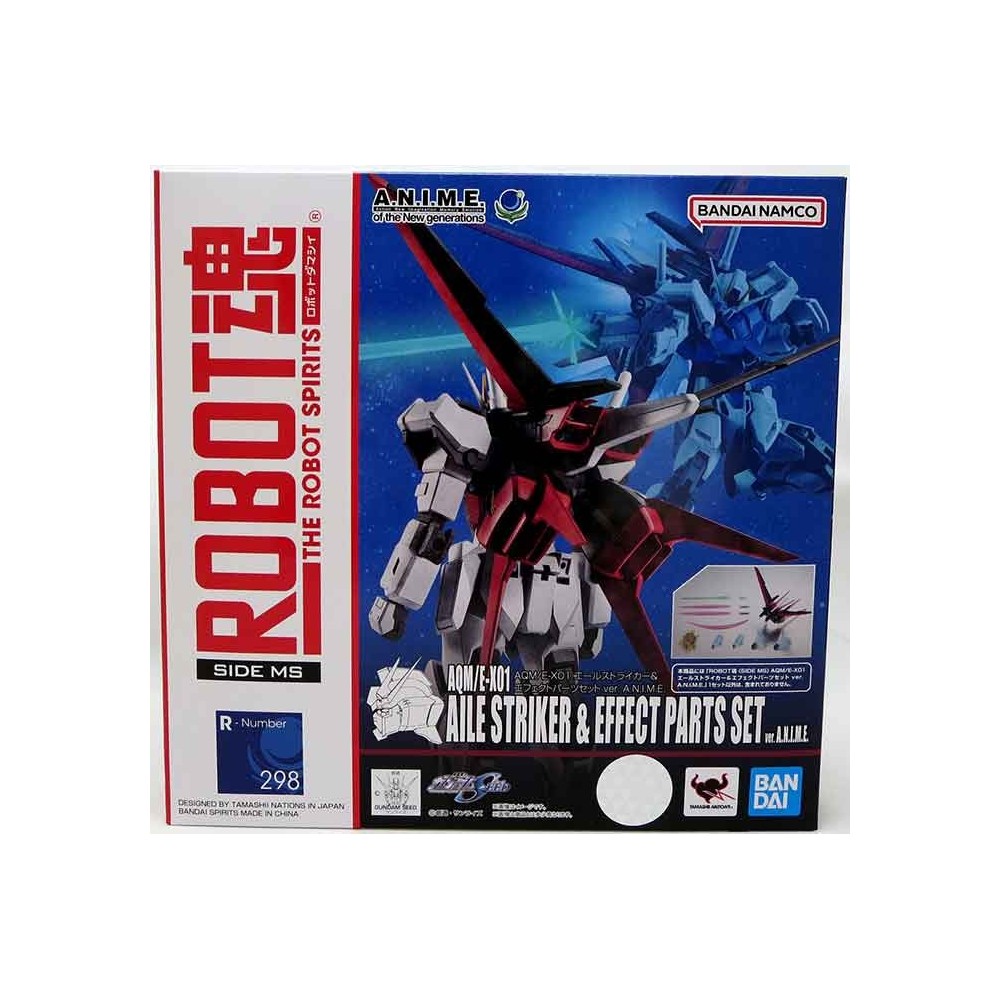 BANDAI ROBOT SPIRITS AQM/E-X01 AILE STRIKER & EFFECT PARTS SET GUNDAM VER. A.N.I.M.E.