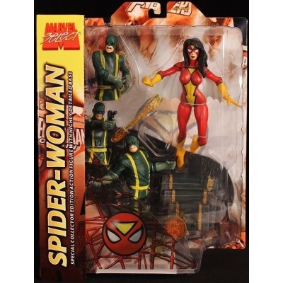 MARVEL SELECT SPIDER-WOMAN ACTION FIGURE DIAMOND SELECT