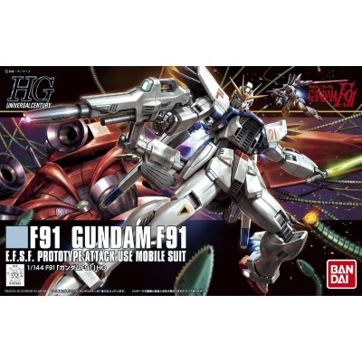 HIGH GRADE HGUC F91 GUNDAM F-91 1/144 MODEL KIT ACTION FIGURE BANDAI