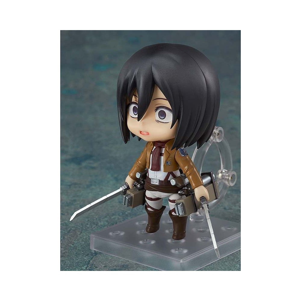 GOOD SMILE COMPANY ATTACK ON TITAN MIKASA ACKERMAN SURVEY CORPS NENDOROID ACTION FIGURE