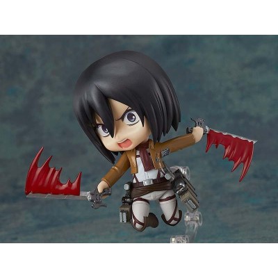 GOOD SMILE COMPANY ATTACK ON TITAN MIKASA ACKERMAN SURVEY CORPS NENDOROID ACTION FIGURE