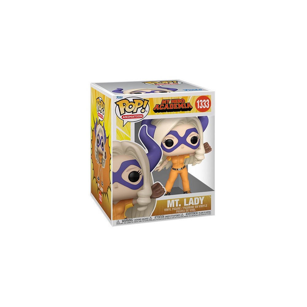 FUNKO FUNKO POP! MY HERO ACADEMIA 1333 MT. LADY SUPER SIZED BOBBLE HEAD KNOCKER FIGURE