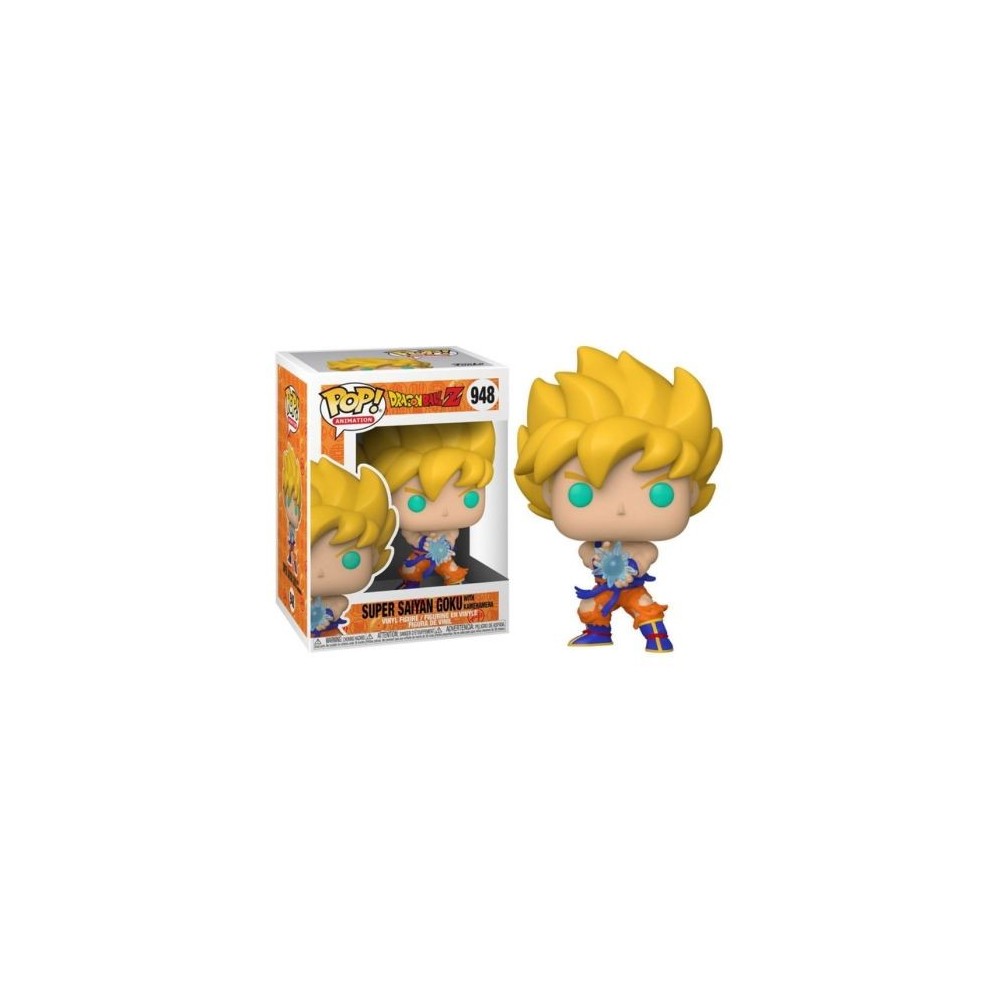 FUNKO POP! DRAGON BALL Z SUPER SAIYAN GOKU KAMEHAMEHA BOBBLE HEAD FIGURE FUNKO