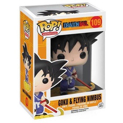 FUNKO POP! DRAGON BALL Z - GOKU & FLYING NIMBUS BOBBLE HEAD KNOCKER FIGURE FUNKO