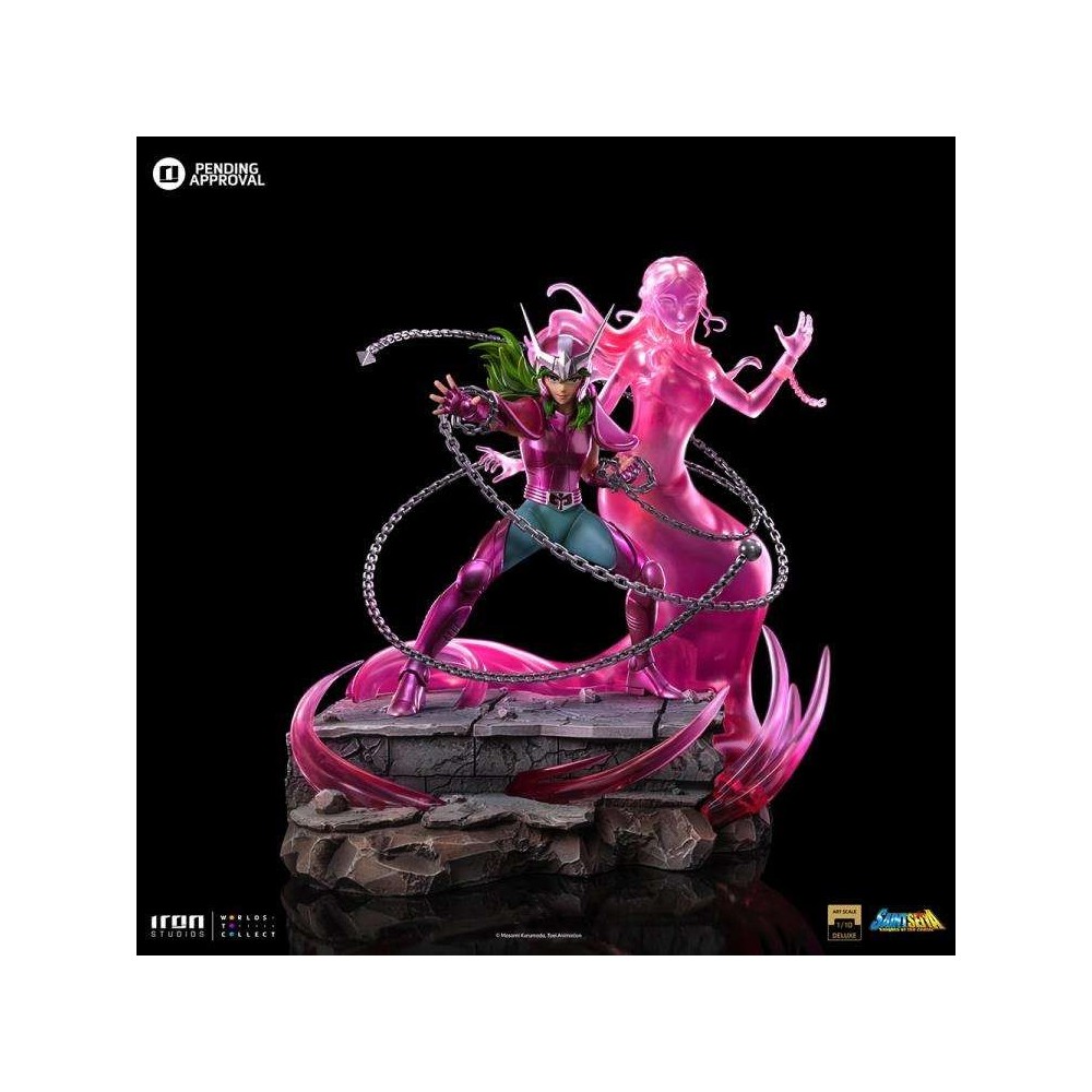 IRON STUDIOS SAINT SEIYA ANDROMEDA SHUN ART SCALE DELUXE 1/10 STATUE FIGURE