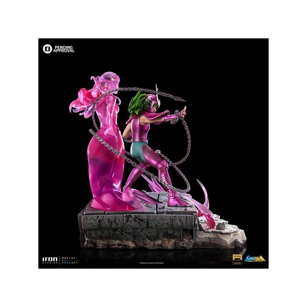 IRON STUDIOS SAINT SEIYA ANDROMEDA SHUN ART SCALE DELUXE 1/10 STATUE FIGURE