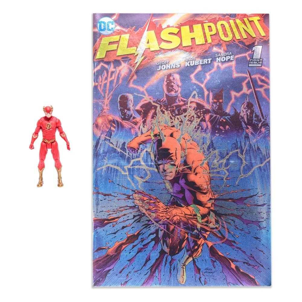 MC FARLANE copy of DC FLASH FLASHPOINT PAGE PUNCHERS ACTION FIGURE