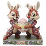ENESCO CHIP AND DALE EASTER EGG STATUE FIGURE