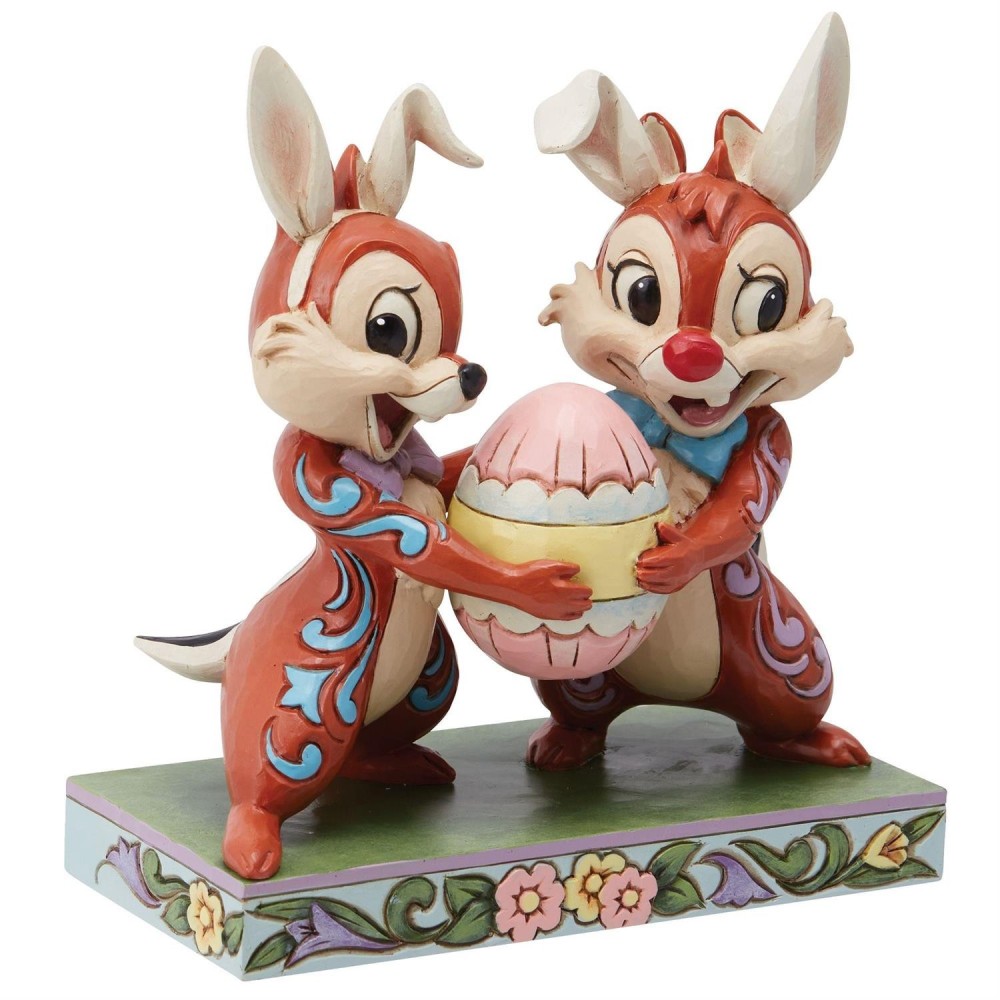 ENESCO CHIP AND DALE EASTER EGG STATUE FIGURE