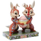 CIP E CIOP CON UOVO DI PASQUA STATUA FIGURE ENESCO