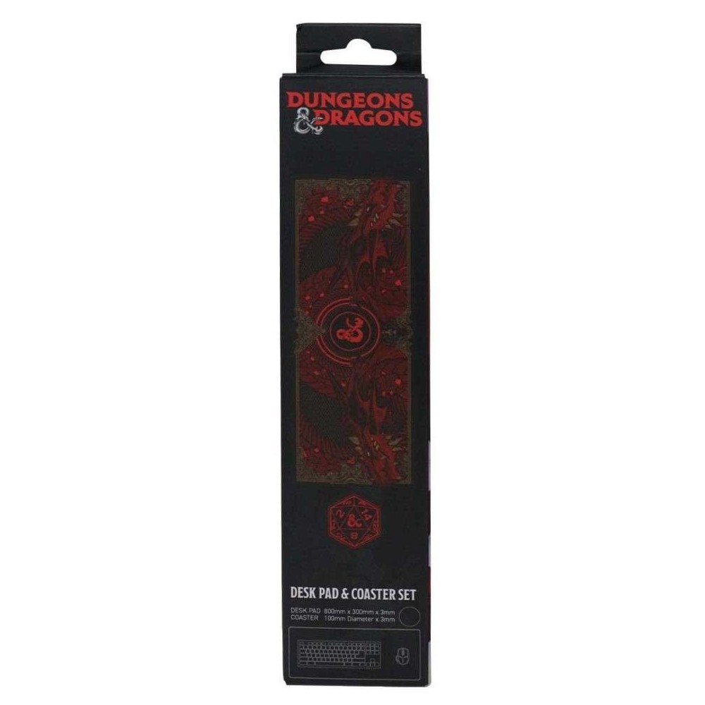 DUNGEONS AND DRAGONS XL DESK MAT E COASTER FANATTIK