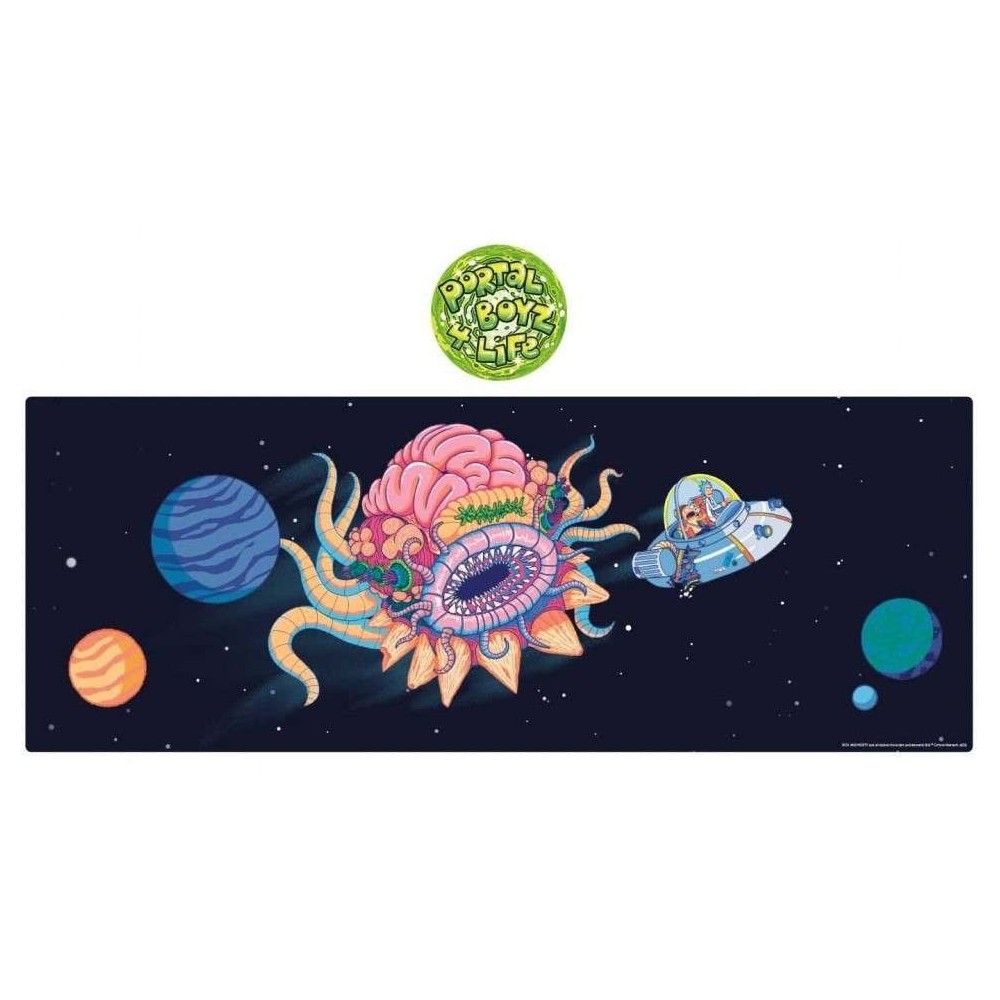 RICK AND MORTY XL DESK MAT E COASTER FANATTIK