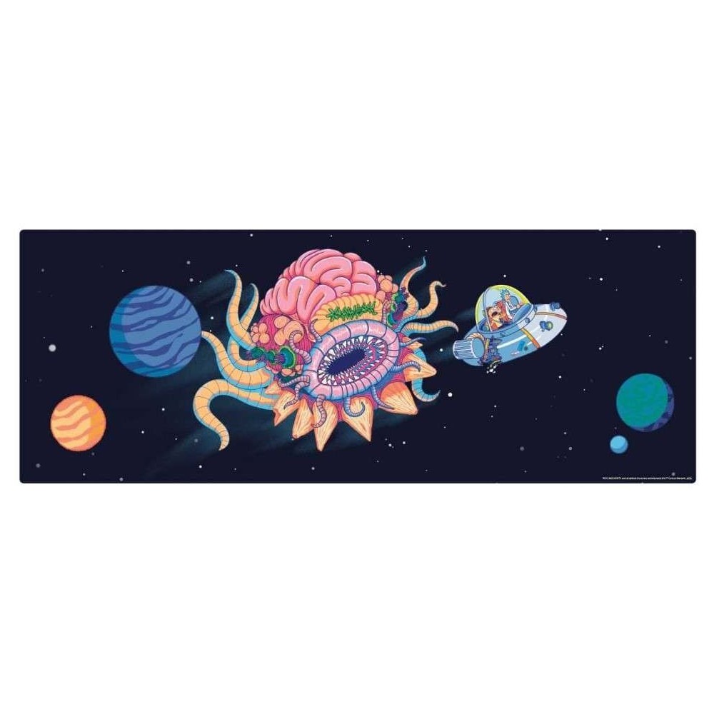 FANATTIK RICK AND MORTY XL DESK MAT AND COASTER