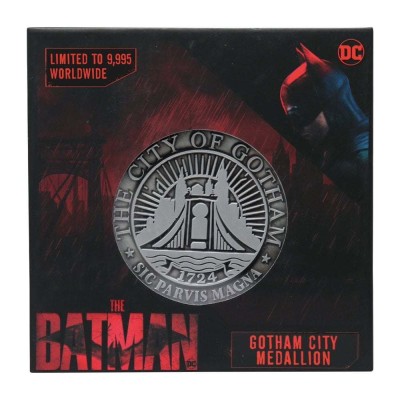 FANATTIK DC COMICS THE BATMAN LIMITED EDITION GOTHAM CITY MEDALLION