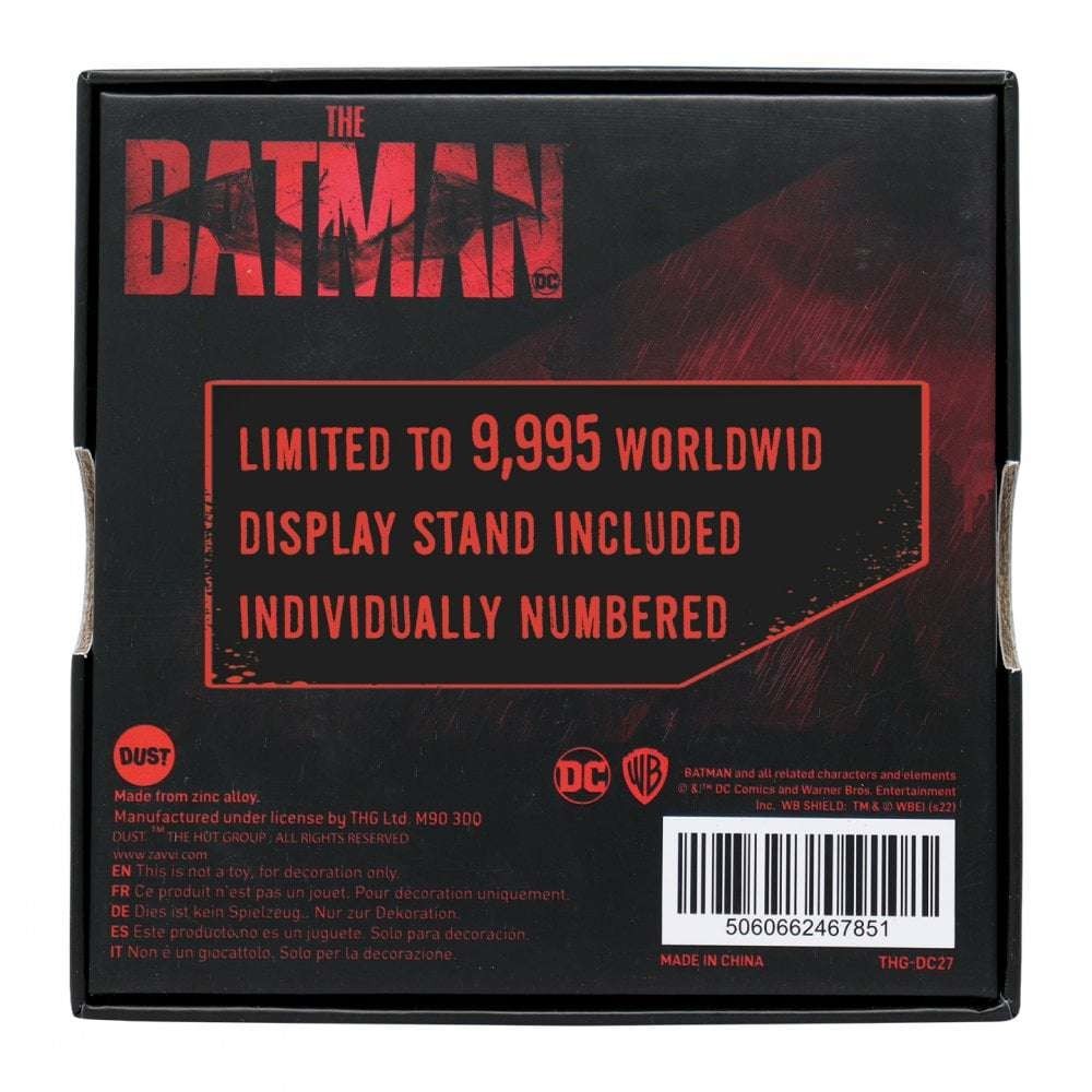 DC COMICS THE BATMAN LIMITED EDITION GOTHAM CITY MEDALLION MEDAGLIONE DA COLLEZIONE FANATTIK