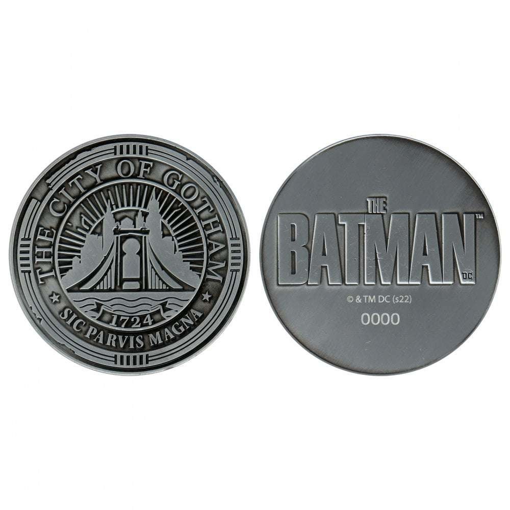 DC COMICS THE BATMAN LIMITED EDITION GOTHAM CITY MEDALLION MEDAGLIONE DA COLLEZIONE FANATTIK