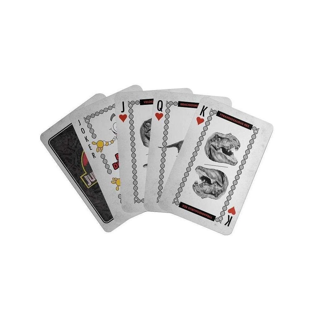 FANATTIK JURASSIC PARK PLAYING CARDS GIFT SHOP MAZZO DI CARTE