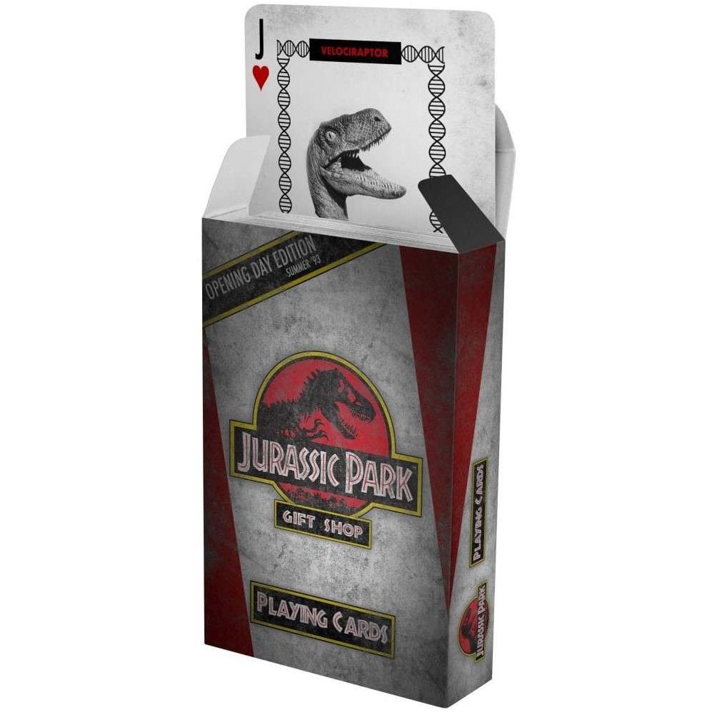 FANATTIK JURASSIC PARK PLAYING CARDS GIFT SHOP MAZZO DI CARTE