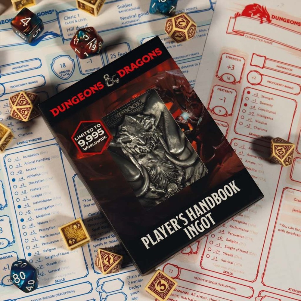 DUNGEONS AND DRAGONS PLAYER'S HANDBOOK INGOT LINGOTTO FANATTIK