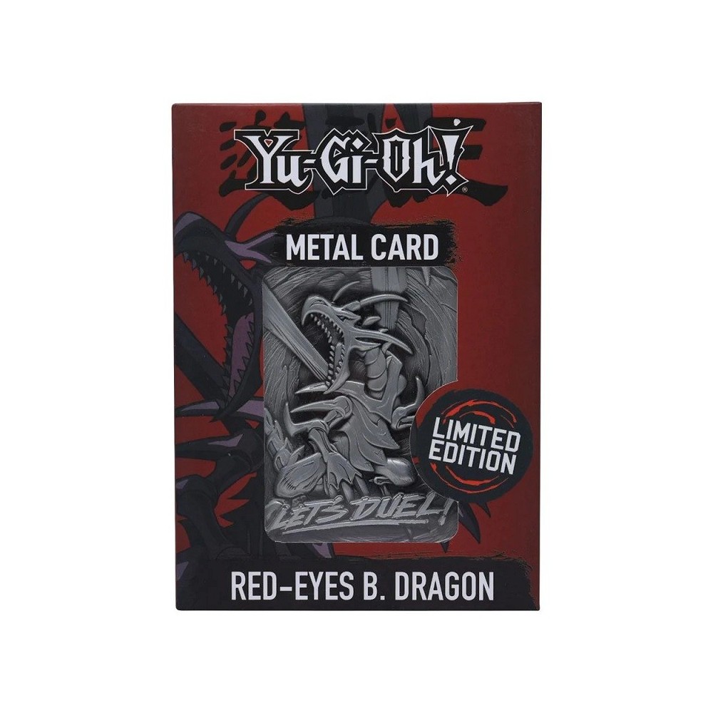 FANATTIK YU-GI-OH! LIMITED EDITION RED EYES BLUE DRAGON METAL CARD