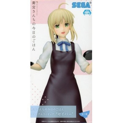 SEGA GOODS TODAY'S MENU FOR EMIYA FAMILY SABER SPM STATUE FIGURE