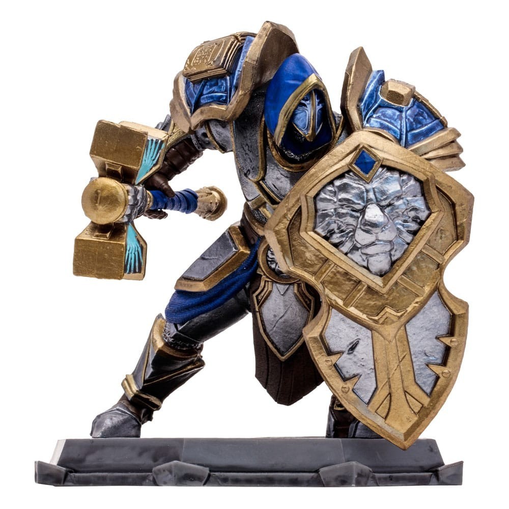 MC FARLANE WORLD OF WARCRAFT HUMAN PALADIN & WARRIOR COMMON ACTION FIGURE