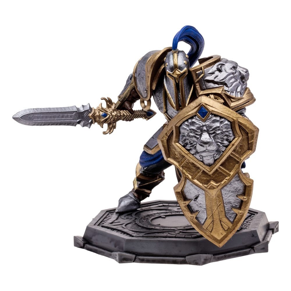 MC FARLANE WORLD OF WARCRAFT HUMAN PALADIN & WARRIOR COMMON ACTION FIGURE