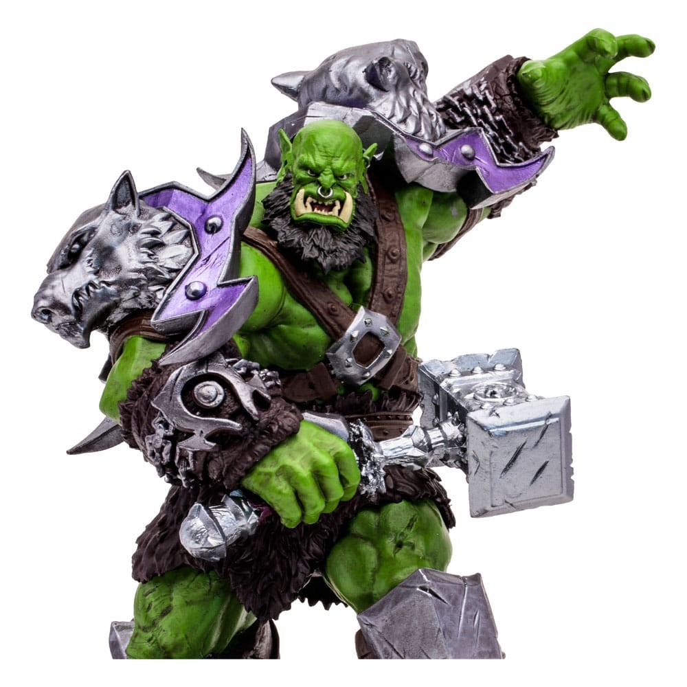 MC FARLANE WORLD OF WARCRAFT ORC WARRIOR / SHAMAN COMMON ACTION FIGURE