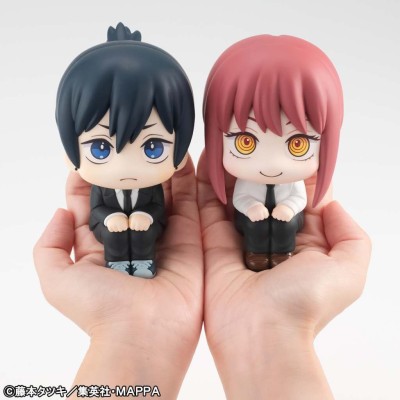 CHAINSAW MAN AKI E MAKIMA LOOK UP MINI FIGURE WITH GIFT MEGAHOUSE