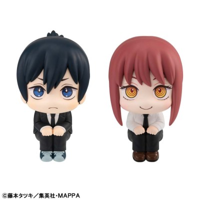 CHAINSAW MAN AKI E MAKIMA LOOK UP MINI FIGURE WITH GIFT MEGAHOUSE