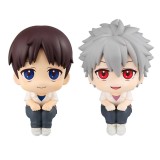 MEGAHOUSE EVANGELION 3.0+1.0 SHINJI AND KAWORU LOOK UP MINI FIGURES