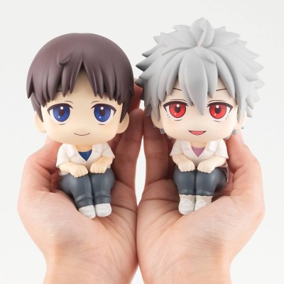 EVANGELION 3.0+1.0 SHINJI E KAWORU LOOK UP MINI FIGURES MEGAHOUSE