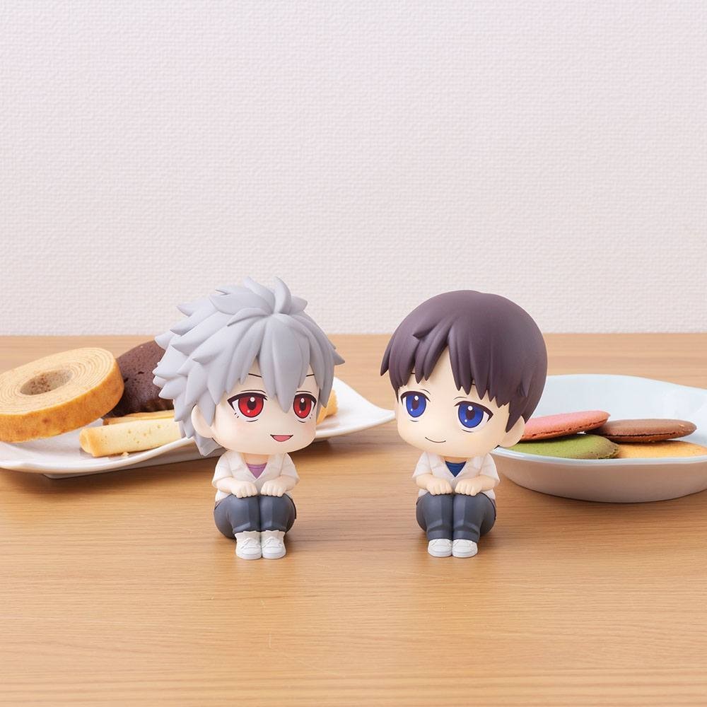 EVANGELION 3.0+1.0 SHINJI E KAWORU LOOK UP MINI FIGURES MEGAHOUSE