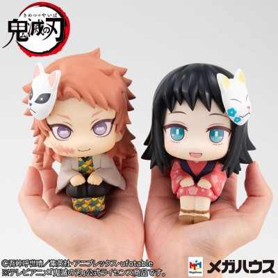 DEMON SLAYER LOOK UP SABITO E MAKOMO LIMITED VER MINI FIGURE MEGAHOUSE