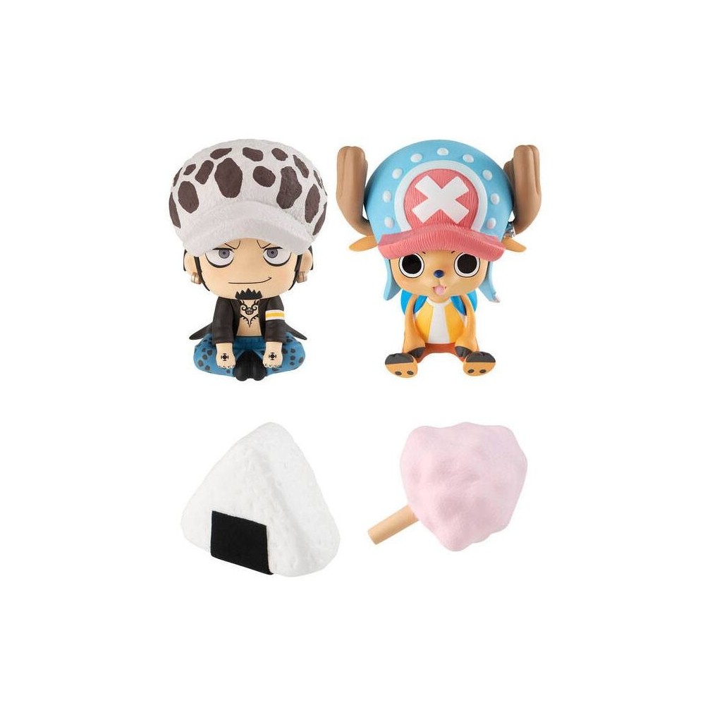 MEGAHOUSE ONE PIECE LOOK UP TRAFALGAR LAW AND CHOPPER LIMITED VER MINI FIGURES