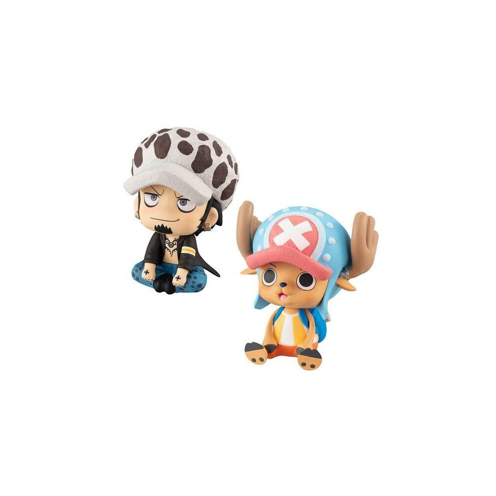 MEGAHOUSE ONE PIECE LOOK UP TRAFALGAR LAW AND CHOPPER LIMITED VER MINI FIGURES
