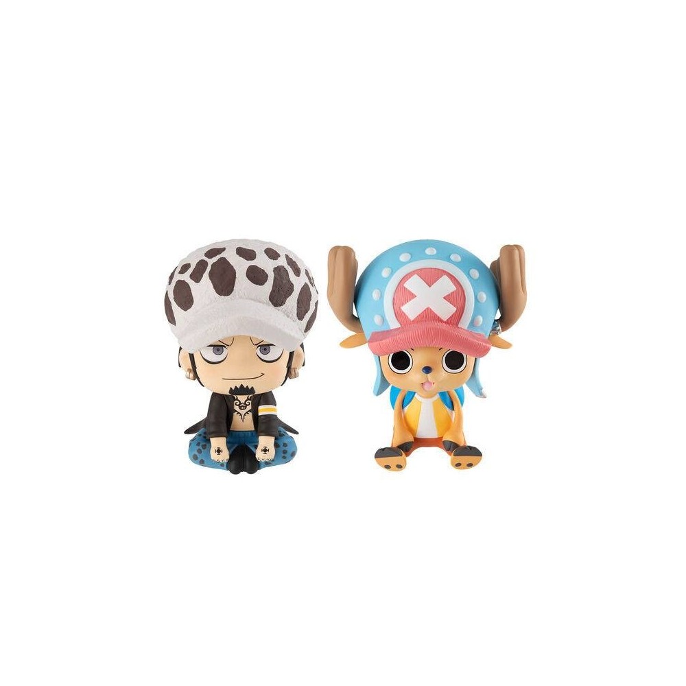 MEGAHOUSE ONE PIECE LOOK UP TRAFALGAR LAW AND CHOPPER LIMITED VER MINI FIGURES