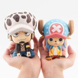 MEGAHOUSE ONE PIECE LOOK UP TRAFALGAR LAW AND CHOPPER LIMITED VER MINI FIGURES