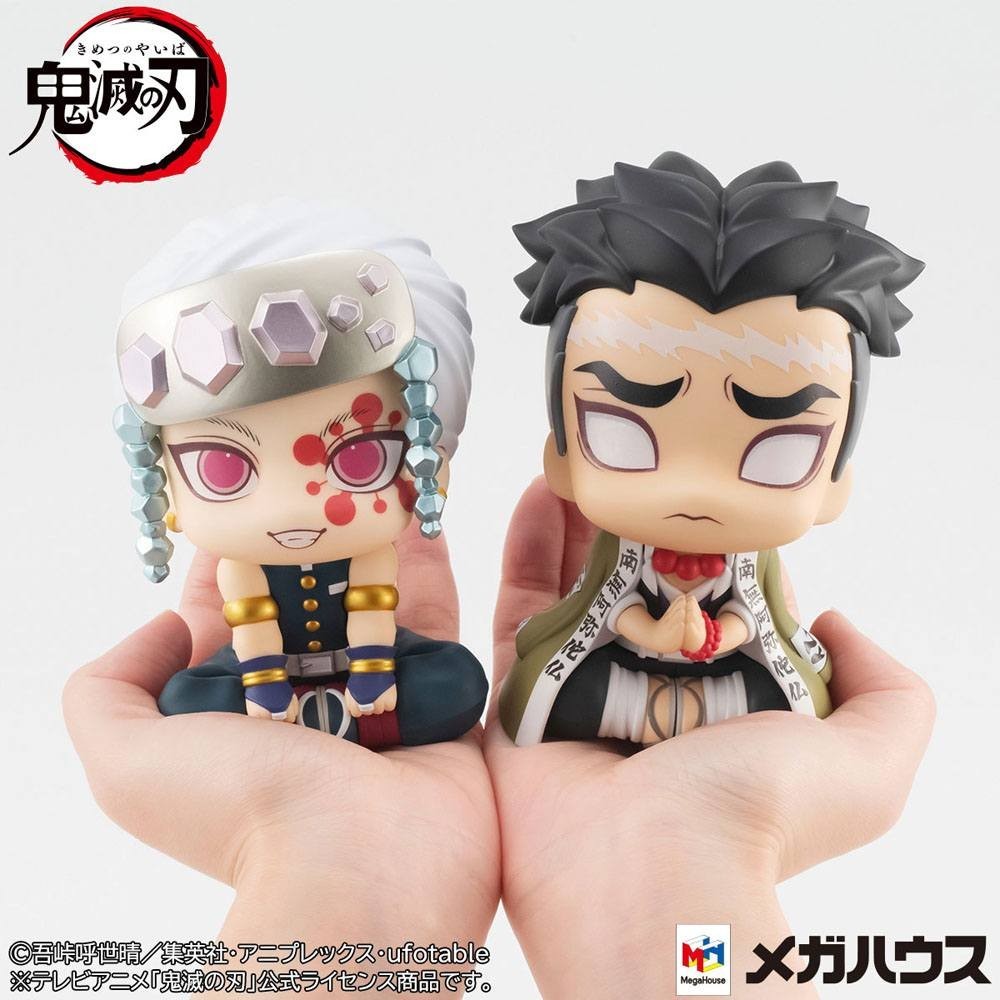 MEGAHOUSE LOOK UP DEMON SLAYER GYOMEI AND UZUI LIMITED VER MINI FIGURES