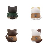 ATTACK ON TITAN TRADING FIGURE MEGA CAT PROJECT GATHERING SCOUT REGIMENT DANYAN SPECIAL SET 9-PACK MINI FIGURES MEGAHOUSE