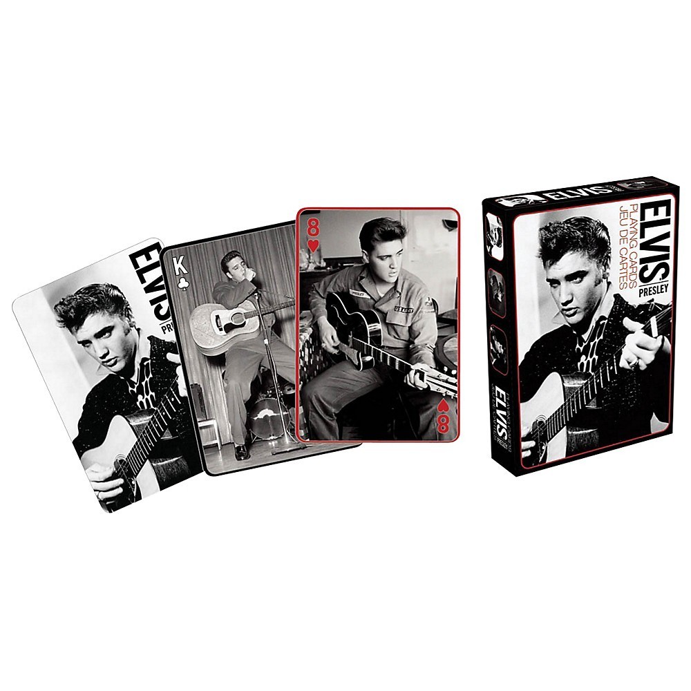 ELVIS PRESLEY BLACK AND WHITE PLAYING CARDS MAZZO CARTE DA GIOCO