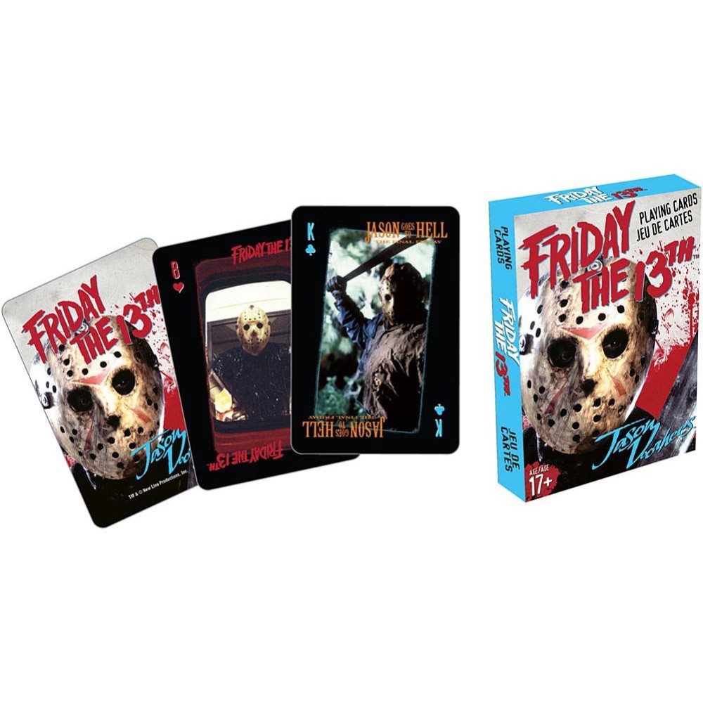 FRIDAY THE 13TH PLAYING CARDS MAZZO CARTE DA GIOCO