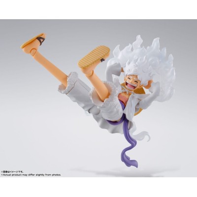BANDAI ONE PIECE MONKEY D. LUFFY GEAR 5 S.H. FIGUARTS ACTION FIGURE