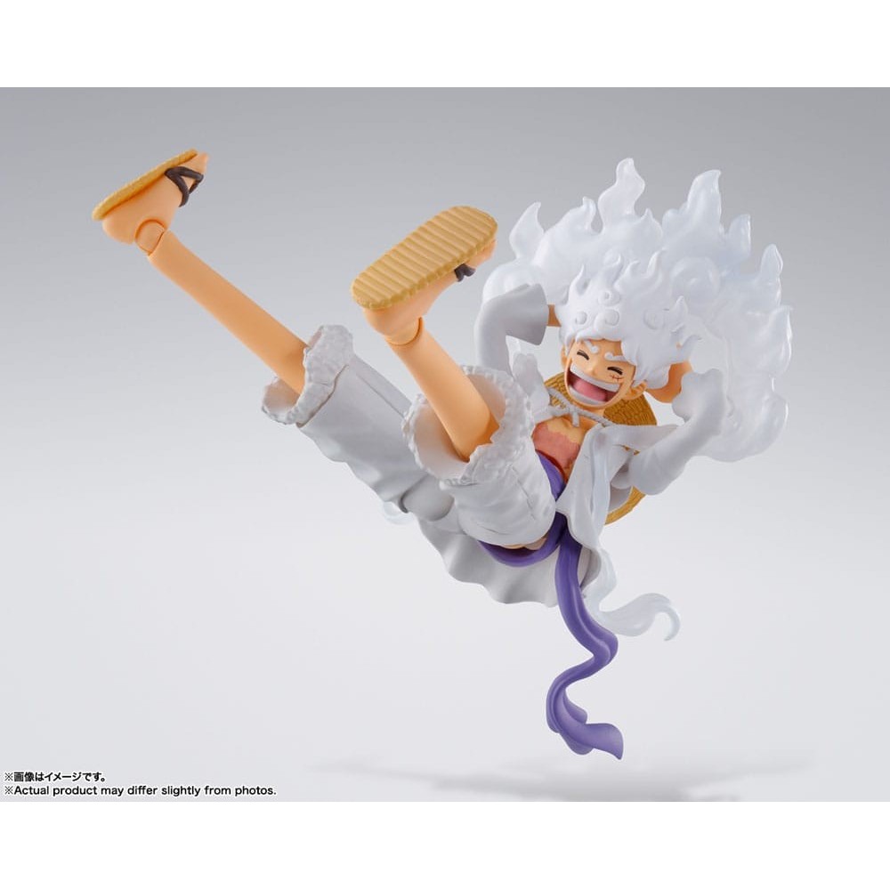 BANDAI ONE PIECE MONKEY D. LUFFY GEAR 5 S.H. FIGUARTS ACTION FIGURE