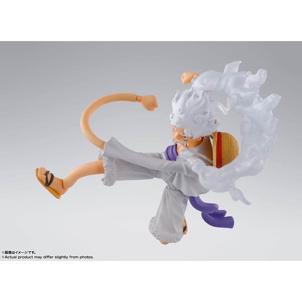 BANDAI ONE PIECE MONKEY D. LUFFY GEAR 5 S.H. FIGUARTS ACTION FIGURE