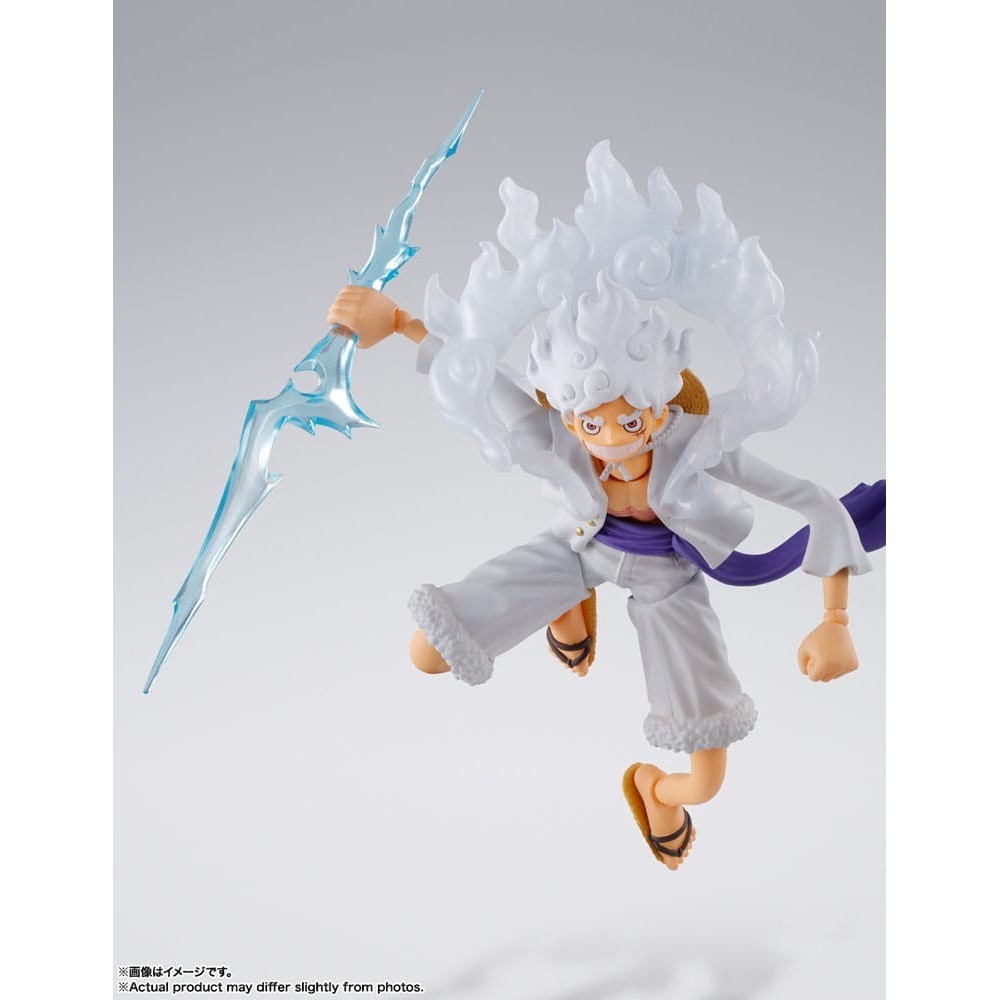 BANDAI ONE PIECE MONKEY D. LUFFY GEAR 5 S.H. FIGUARTS ACTION FIGURE