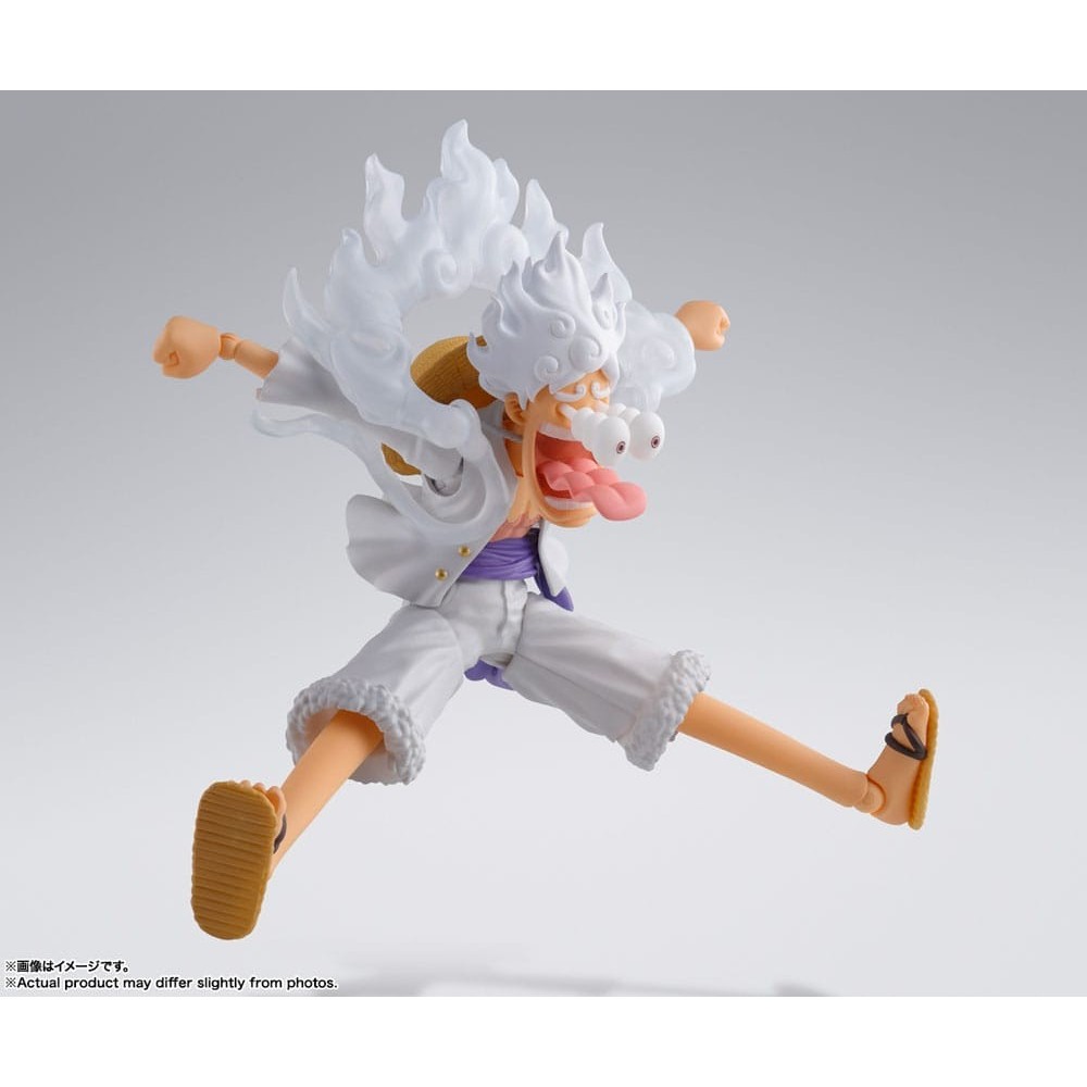 BANDAI ONE PIECE MONKEY D. LUFFY GEAR 5 S.H. FIGUARTS ACTION FIGURE