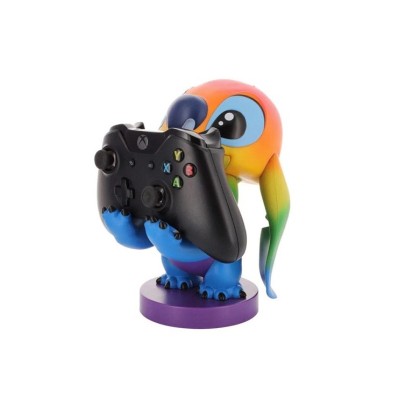 EXQUISITE GAMING LILO AND STITCH CABLE GUY RAINBOW STITCH STATUE 20CM FIGURE